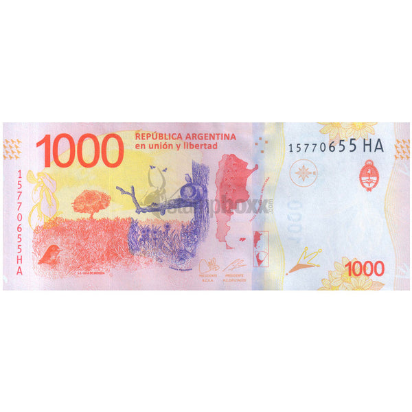 ARGENTINA 1000 PESOS 2017 P-366 UNC