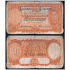 AUSTRALIA 10 SHILLINGS (½ POUND) 1939-52 P-25d POOR GRADE