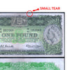 AUSTRALIA 1 POUND 1961-65 P-34 USED GRADE - SMALL TEAR