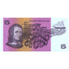 AUSTRALIA 5 + 5 DOLLARS (POLYMER + PAPER) 1992 P-50b + P-44 UNC FOLDER
