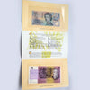 AUSTRALIA 5 + 5 DOLLARS (POLYMER + PAPER) 1992 P-50b + P-44 UNC FOLDER