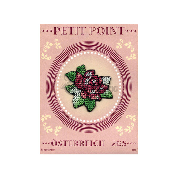 AUSTRIA - PETIT POINT - EMBROIDERED STAMP 2010 MNH