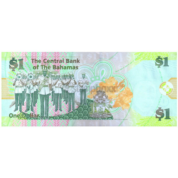BAHAMAS 1 DOLLAR 2008 P-71 UNC