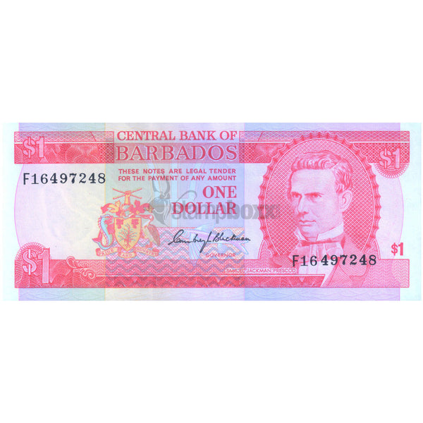 BARABADOS 1 DOLLAR 1973 P-29 UNC