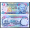 BARBADOS 2 DOLLARS 2007 P-66 USED