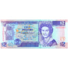 BELIZE 2 DOLLARS 1990 P-52a UNC