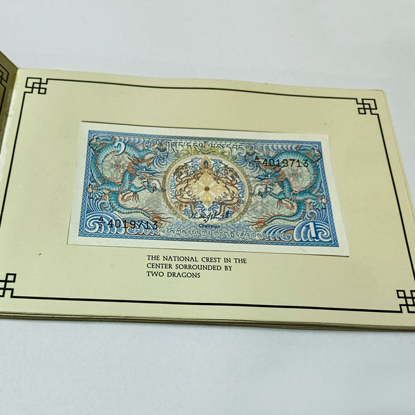BHUTAN 1985-1992 YEAR OFFICIAL FOLDER - RARE