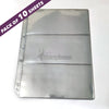 Indian Made - Transparent Banknote Album Refill3-pocket Pack of 10