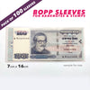 BANKNOTE SLEEVES - 7 cm * 16 cm