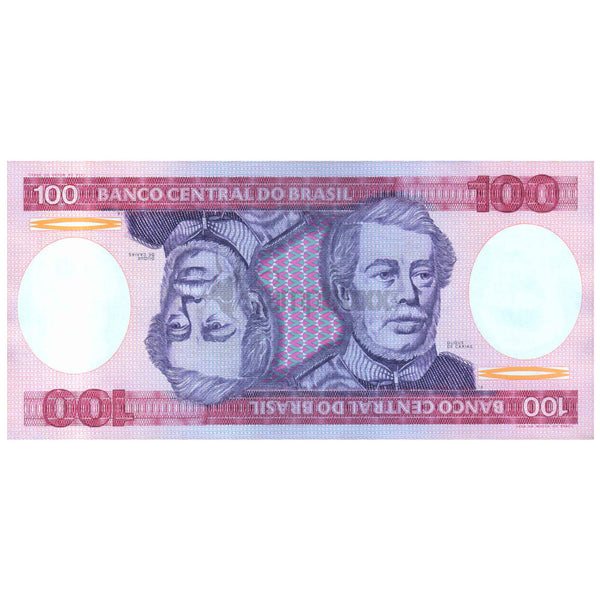 BRAZIL 100 CRUZEIROS 1981-84 P-198 UNC