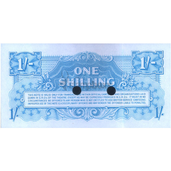 BRITISH AREMD FORCES 1 SHILLING 1956 P-M26b UNC