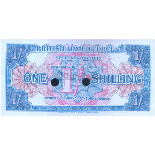 BRITISH AREMD FORCES 1 SHILLING 1956 P-M26b UNC