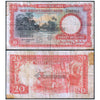 BRITISH WEST AFRICA 20 SHILLINGS 1957 P-10 USED GRADE - RARE