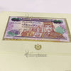 BRUNEI 50 POLYMER + 25 RINGGIT PAPER ISSUE UNC FOLDER