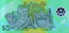BRUNEI 5 RINGGIT 2002 P-23b UNC POLYMER