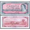 CANADA 2 DOLLARS 1954 P-76d USED GRADE