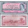 CANADA 2 DOLLARS 1954 P-76d USED GRADE