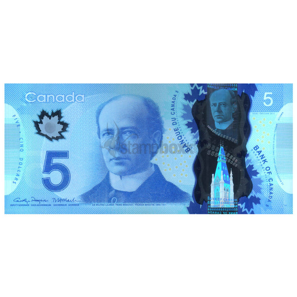 CANADA 5 DOLLARS 2013 P-106f POLYMER UNC