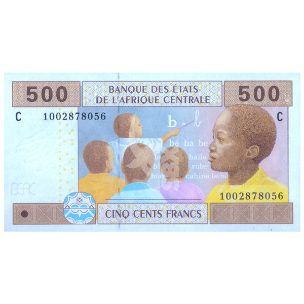CENTRAL AFRICAN STATES - CHAD 500 FRANCS 2002 P-606C UNC