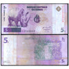 CONGO REPUBLIC 5 FRANCS 1997 P-86 USED GRADE