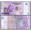 CONGO REPUBLIC 5 FRANCS 1997 P-86 USED GRADE