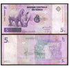 CONGO REPUBLIC 5 FRANCS 1997 P-86A USED GRADE