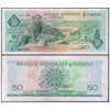 CONGO REPUBLIC 50 FRANCS 1962 P-5 USED SERIAL 0246