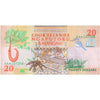 COOK ISLANDS 20 DOLLARS 1992 P-9 UNC