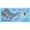 COOK ISLANDS 3 DOLLARS 2021 P-11 UNC POLYMER