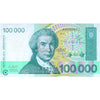 CROATIA 100000 DINARA 1993 P-27 UNC