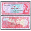 EAST CARIBBEAN STATES 1 DOLLAR 1965 P-13f(2) USED SERIAL 1389