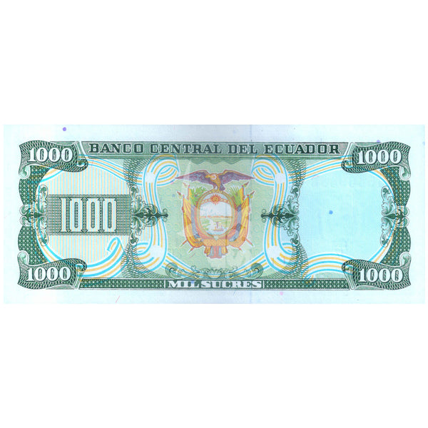 ECUADOR 1000 SUCRES 1988 P-125 UNC