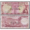 FIJI 1 DOLLAR 1971 P-65a USED GRADE