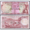 FIJI 1 DOLLAR 1971 P-65b USED GRADE