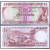 FIJI 1 DOLLAR 1971 P-65b USED GRADE