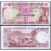 FIJI 1 DOLLAR 1971 P-65b USED GRADE