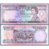 FIJI 1 DOLLAR 1980 P-76 XF GRADE SERIAL 4957