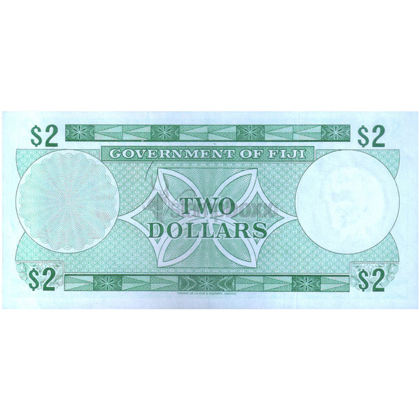 FIJI 2 DOLLARS 1971 P-66a UNC/aUNC