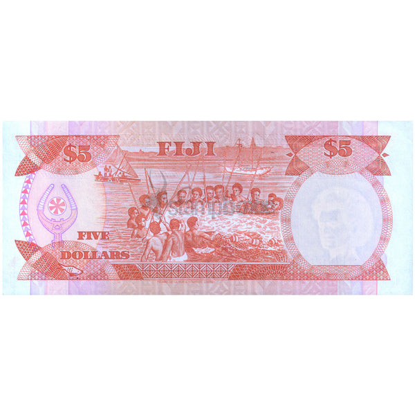 FIJI 5 DOLLARS 1991 P-91 UNC