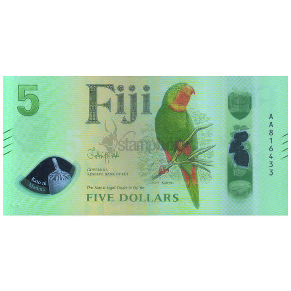 FIJI 5 DOLLARS 2026 P-W125 UNC POLYMER