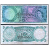 FIJI 5 SHILLINGS 1964 P-51d USED SERIAL 1661 - RARE