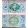 FRENCH EQUATORIAL AFRICA 20 FRANCS 1944 P-17b USED GARDE - RARE
