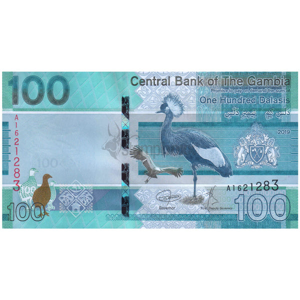 GAMBIA 100 DALASIS 2019 P-41 UNC