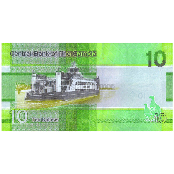 GAMBIA 10 DALASIS 2019 P-38 UNC