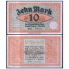 GERMANY NOTEGELT 5 & 10 MARKS PAIR OF 2 NOTES XF+