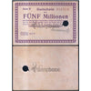 GERMANY NOTEGELT 1 & 5 MILLION MARKS PAIR OF 2 NOTES XF