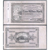 GERMANY NOTEGELT 1000000 (1 MILLION) MARKS 1923 USED - LARGE SIZE