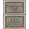 GERMANY - WURTTEMBERG STATE 100000 MARKS 1923 P-S985 USED