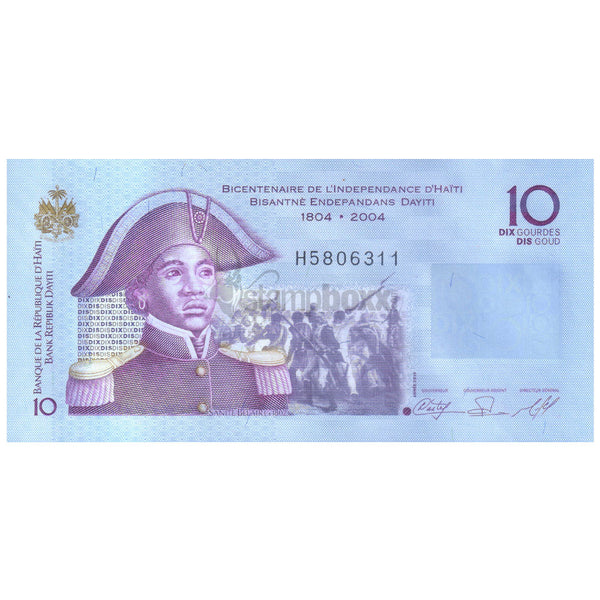 HAITI 10 GOURDES 2010 P-272 UNC