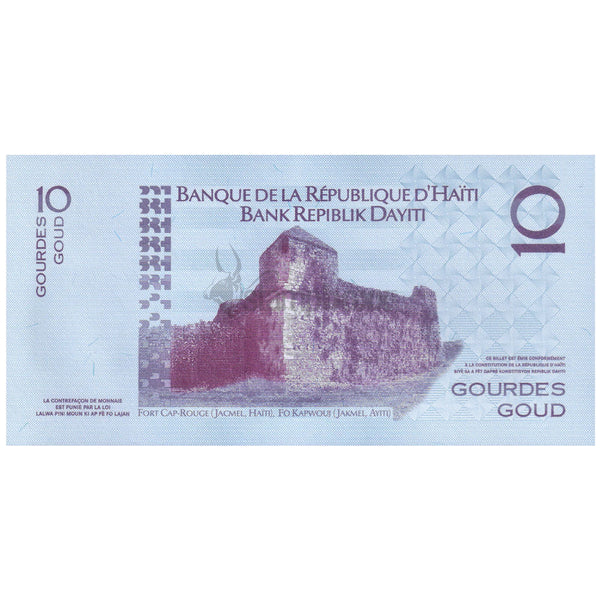 HAITI 10 GOURDES 2010 P-272 UNC